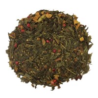 te-verde-sencha-galleta-de-naranja